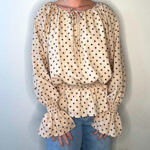 Polka Dot Tan Top